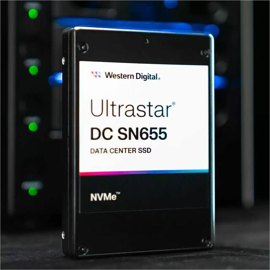 WD Ultrastar DC SN655 WUS5EA138ESP7E4 3.84 TB Solid State Drive - U.3 15 mm Internal - PCI Express NVMe (PCI Express NVMe 4.0) - Read Intensive