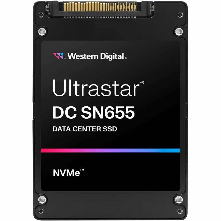 WD Ultrastar DC SN655 WUS5EA138ESP7E4 3.84 TB Solid State Drive - U.3 15 mm Internal - PCI Express NVMe (PCI Express NVMe 4.0) - Read Intensive