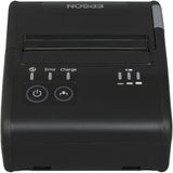 Epson Mobilink P80 Mobile Direct Thermal Printer - Monochrome - Portable - Receipt Print - USB - Bluetooth - Cool Black - 3.94 in/s Mono - 203 dpi - 3.13" Label Width