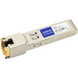 AddOn Anue CGI Compatible TAA Compliant 10/100/1000Base-TX SFP Transceiver (Copper, 100m, RJ-45)