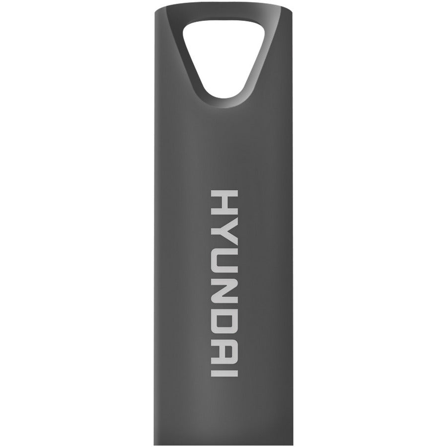 Hyundai Bravo Deluxe 32GB High Speed Fast USB 2.0 Flash Memory Drive Thumb Drive Metal, Space Grey