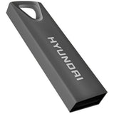 Hyundai Bravo Deluxe 32GB High Speed Fast USB 2.0 Flash Memory Drive Thumb Drive Metal, Space Grey