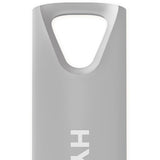 Hyundai Bravo Deluxe 16GB High Speed Fast USB 2.0 Flash Memory Drive Thumb Drive Metal, Silver