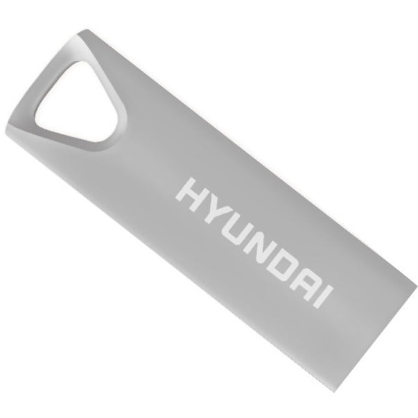 Hyundai Bravo Deluxe 16GB High Speed Fast USB 2.0 Flash Memory Drive Thumb Drive Metal, Silver