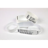 Zebra Wristband Polypropylene 1 x 11in Direct Thermal Zebra Z-Band Direct 3 in core