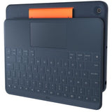 Logitech Rugged Combo 3 Touch Keyboard Case with Trackpad for iPad&reg; (7th, 8th and 9th generation) - Blue (brown box)