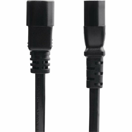 StarTech.com 1ft (0.3m) Power Extension Cord, IEC 60320 C14 to C13 PDU Power Cord, 10A 250V, 18AWG, UL Listed Components