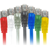 Comprehensive Cat6 Snagless Shielded Ethernet Cables, Grey, 75ft
