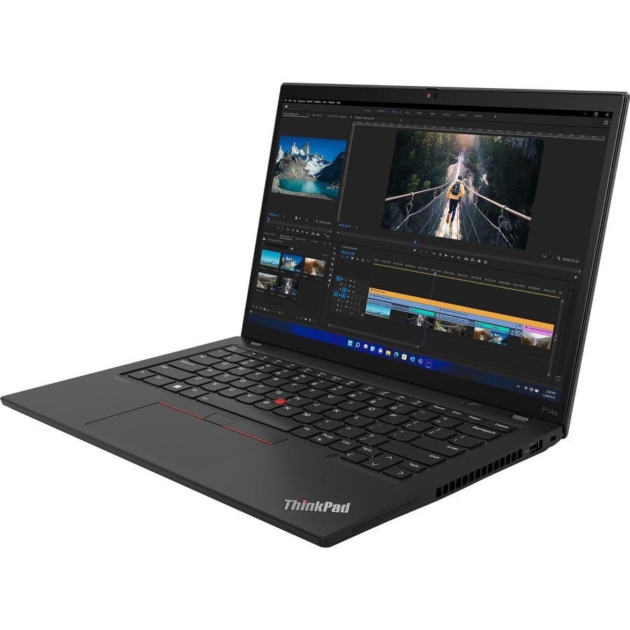 Lenovo ThinkPad P14s Gen 3 21J50011US 14" Touchscreen Notebook - WUXGA - 1920 x 1200 - AMD Ryzen 5 PRO 6650U Hexa-core (6 Core) 2.90 GHz - 32 GB Total RAM - 32 GB On-board Memory - 512 GB SSD - Black