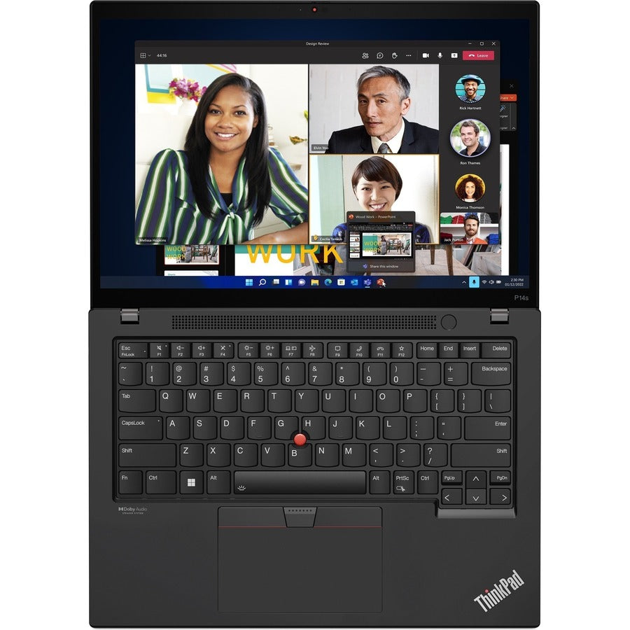 Lenovo ThinkPad P14s Gen 3 21J50011US 14" Touchscreen Notebook - WUXGA - 1920 x 1200 - AMD Ryzen 5 PRO 6650U Hexa-core (6 Core) 2.90 GHz - 32 GB Total RAM - 32 GB On-board Memory - 512 GB SSD - Black