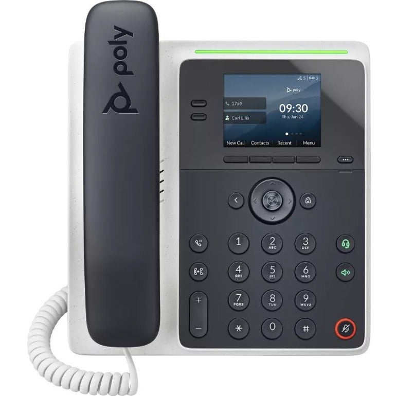 Poly Edge E220 IP Phone - Corded - Corded - Bluetooth, NFC - Desktop, Wall Mountable