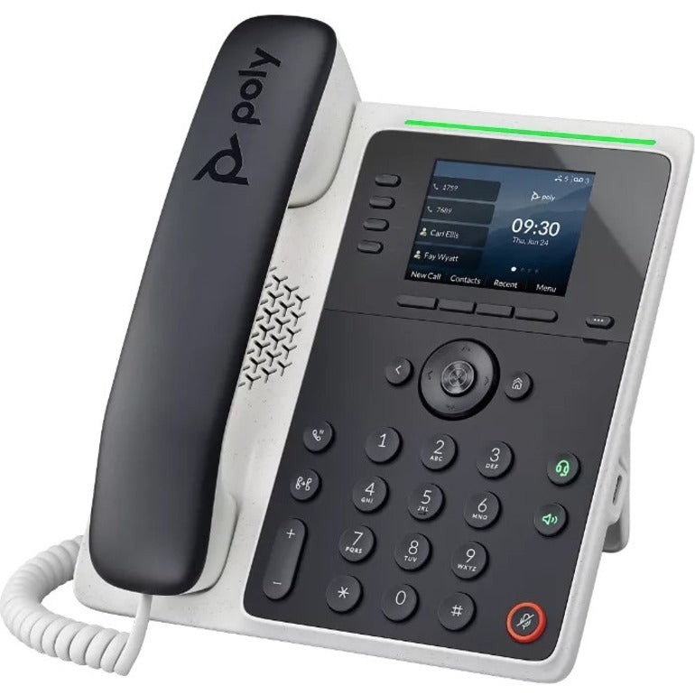 Poly Edge E220 IP Phone - Corded - Corded - Bluetooth, NFC - Desktop, Wall Mountable