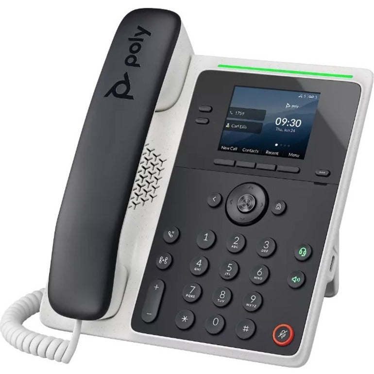 Poly Edge E220 IP Phone - Corded - Corded - Bluetooth, NFC - Desktop, Wall Mountable