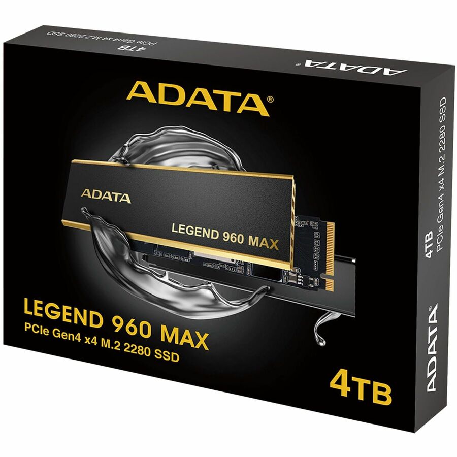 Adata LEGEND 960 MAX ALEG-960M-4TCS 4 TB Solid State Drive - M.2 2280 Internal - PCI Express (PCI Express 4.0 x4)