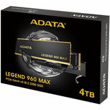 Adata LEGEND 960 MAX ALEG-960M-4TCS 4 TB Solid State Drive - M.2 2280 Internal - PCI Express (PCI Express 4.0 x4)