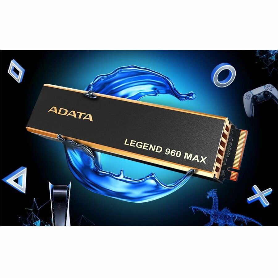 Adata LEGEND 960 MAX ALEG-960M-4TCS 4 TB Solid State Drive - M.2 2280 Internal - PCI Express (PCI Express 4.0 x4)