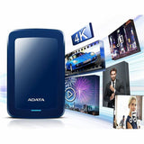 Adata HV300 2 TB Hard Drive - External - Blue