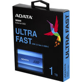 Adata SE800 ASE800-1TU32G2-CBL 1 TB Portable Rugged Solid State Drive - 2.5" External - Blue