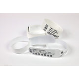 Zebra Wristband Polypropylene 1 x 11in Direct Thermal Zebra Z-Band Direct HC100