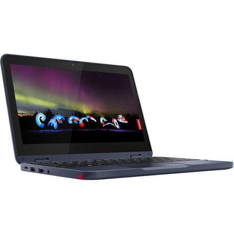 Lenovo 500w Gen 3 82J3001AUS 11.6" Touchscreen Convertible 2 in 1 Notebook - HD - 1366 x 768 - Intel Celeron N5100 Quad-core (4 Core) 1.10 GHz - 4 GB Total RAM - 4 GB On-board Memory - 128 GB SSD - Abyss Blue