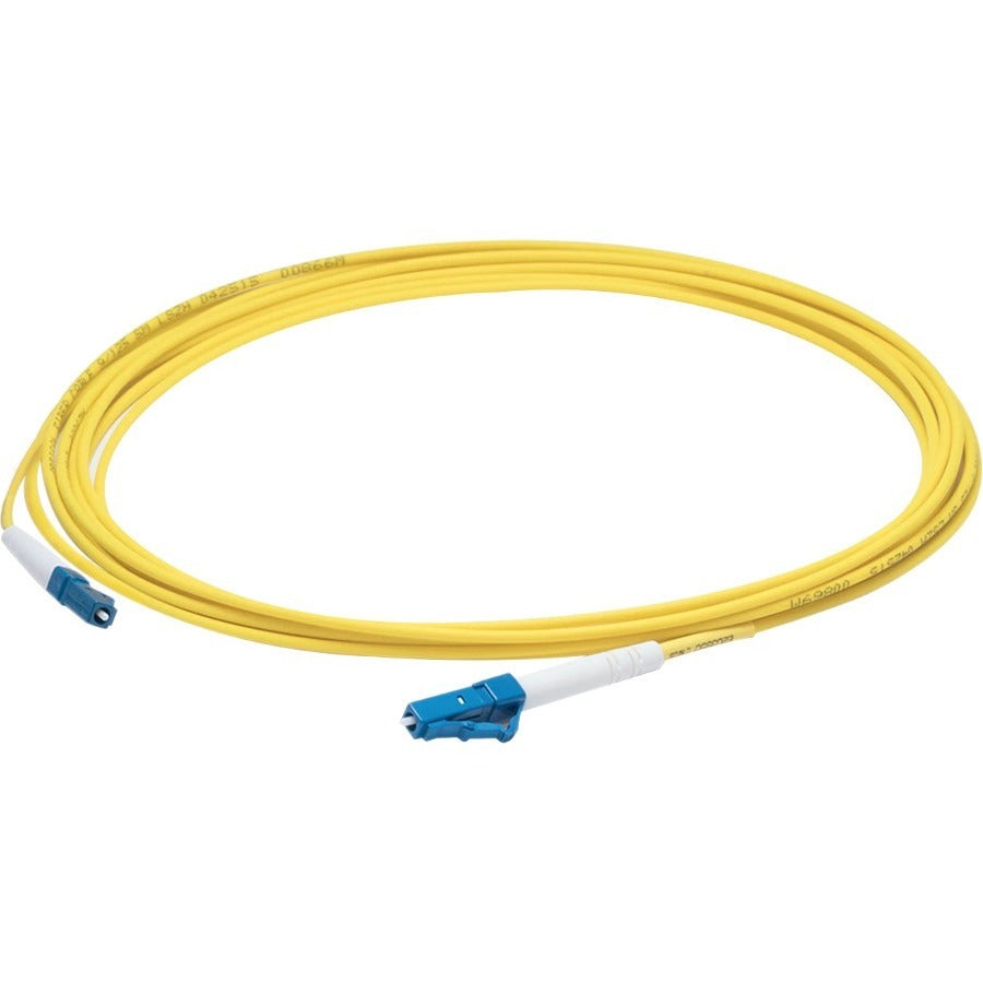 AddOn 45m LC (Male) to LC (Male) Straight Yellow OS2 Simplex Fiber OFNR (Riser-Rated) Patch Cable