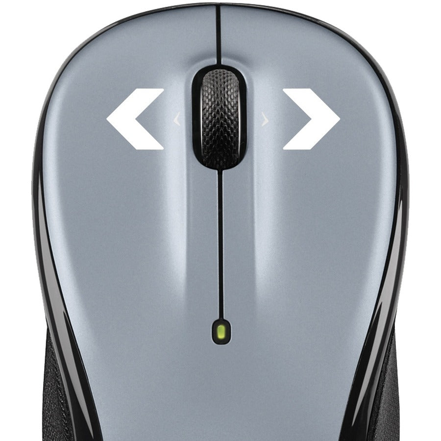 Logitech M325 Wireless Mouse, 2.4 GHz with USB Unifying Receiver, 1000 DPI Optical Tracking, 18-Month Life Battery, PC / Mac / Laptop / Chromebook (LIGHT SILVER)