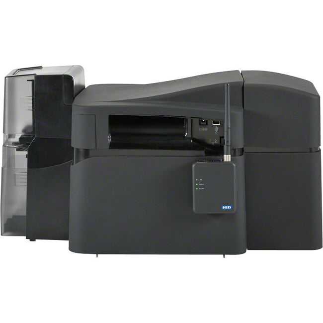 HID DTC4500E Single Sided Desktop Dye Sublimation/Thermal Transfer Printer - Card Print - Fast Ethernet - USB