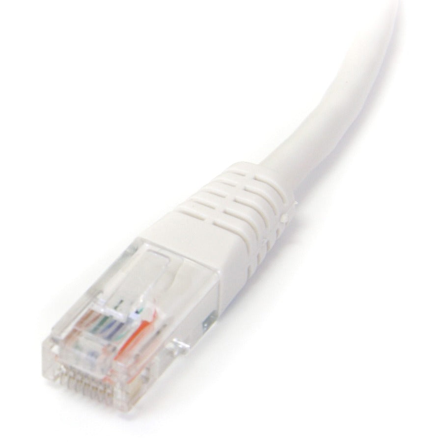 StarTech.com 2 ft White Molded Cat5e UTP Patch Cable