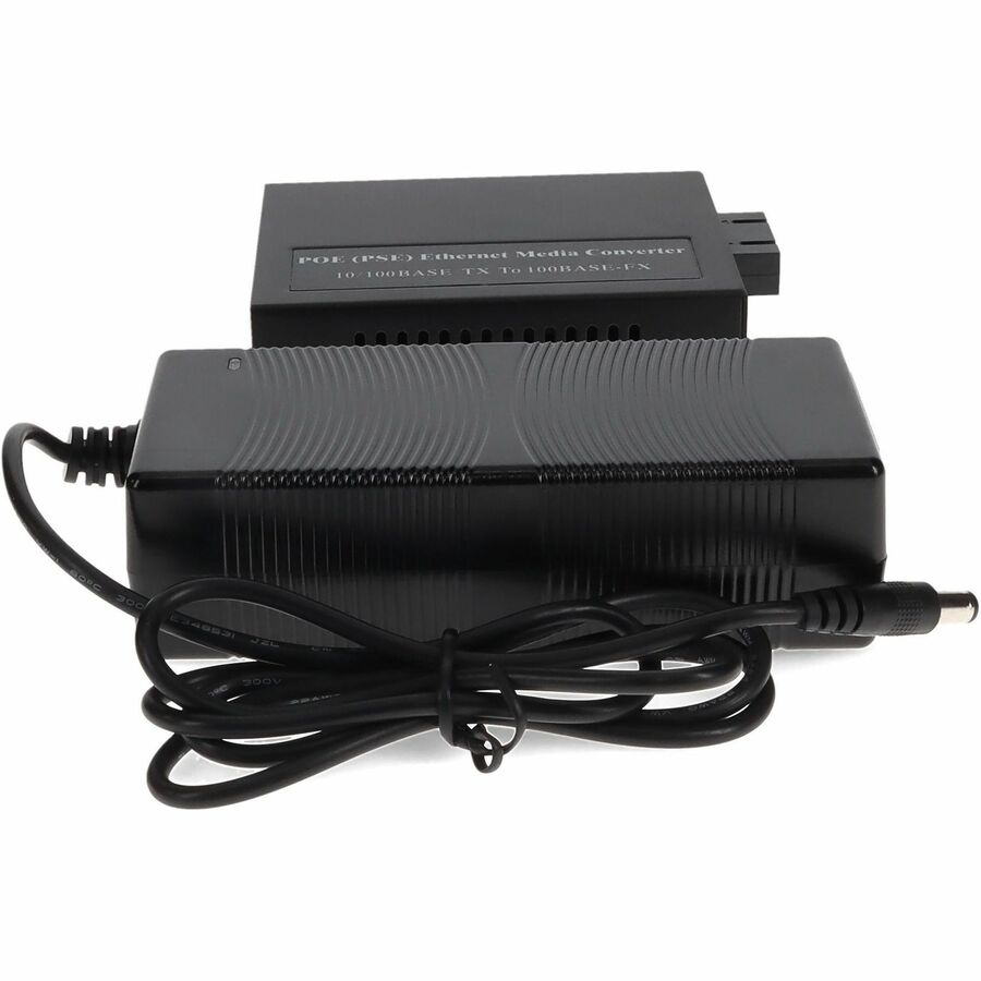 AddOn 10/100Base-TX(RJ-45) to 100Base-LX(SC) SMF 1310nm 20km POE Media Converter