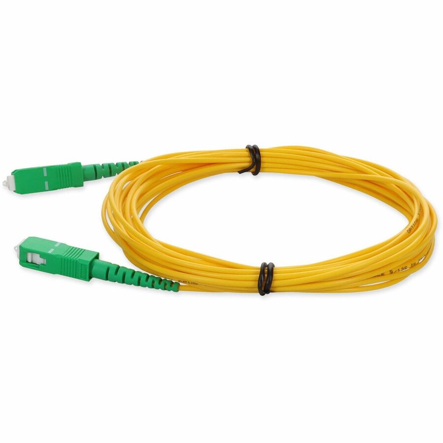 AddOn 2m ASC (Male) to ASC (Male) Yellow OS2 Simplex Fiber OFNR (Riser-Rated) Patch Cable