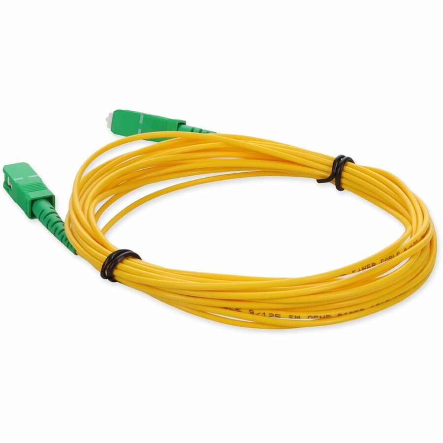 AddOn 2m ASC (Male) to ASC (Male) Yellow OS2 Simplex Fiber OFNR (Riser-Rated) Patch Cable