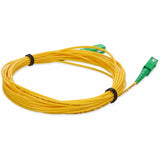 AddOn 2m ASC (Male) to ASC (Male) Yellow OS2 Simplex Fiber OFNR (Riser-Rated) Patch Cable