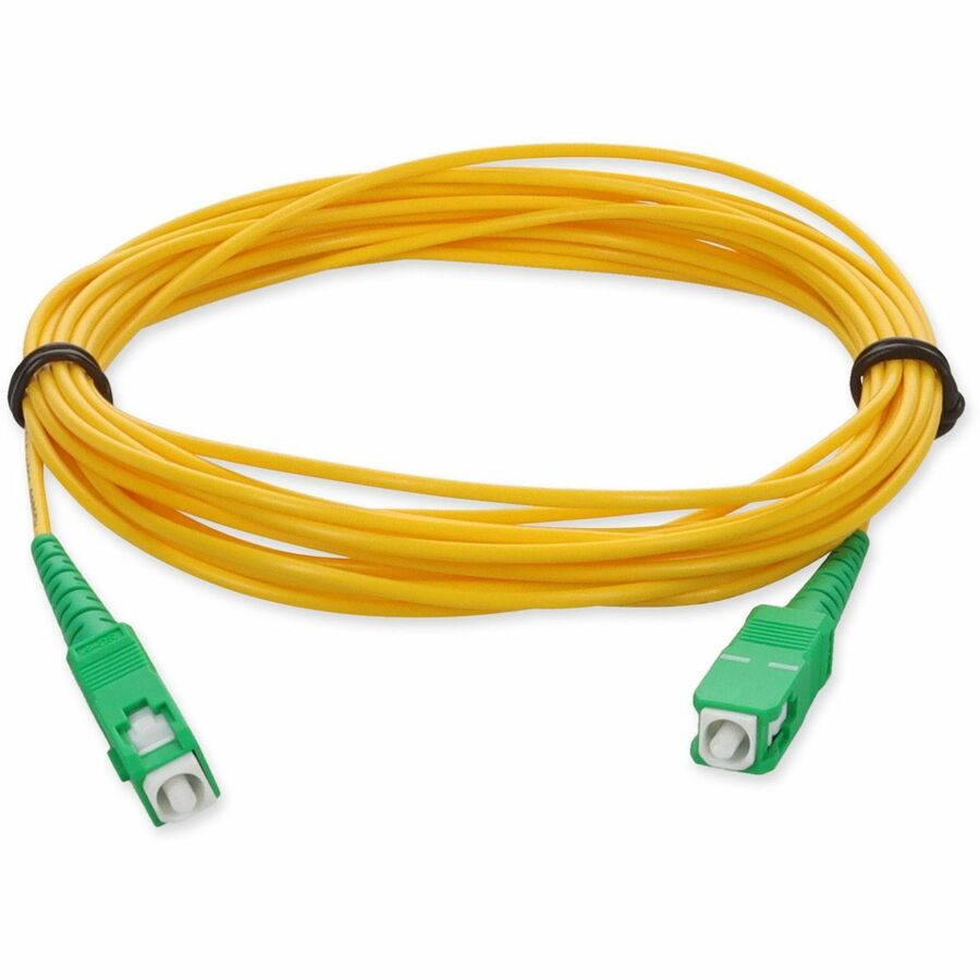 AddOn 2m ASC (Male) to ASC (Male) Yellow OS2 Simplex Fiber OFNR (Riser-Rated) Patch Cable