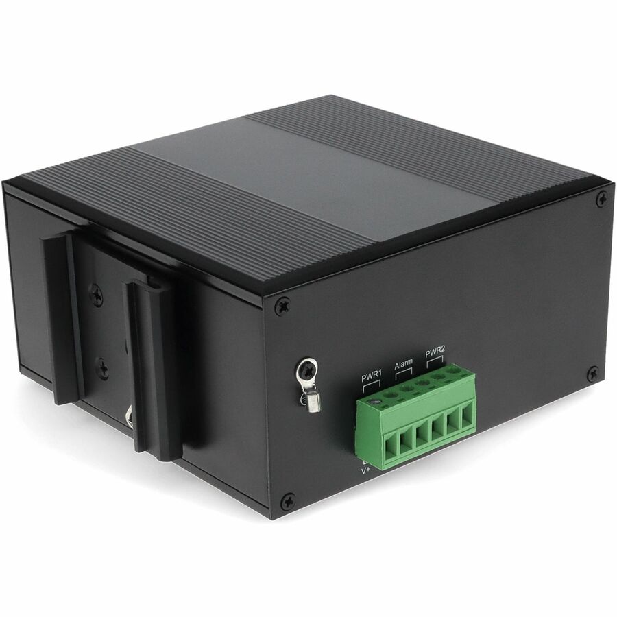 AddOn 1 10/100/1000Base-TX(RJ-45) to 1 1000Base-LX(FC) SMF 1310nm 20km Industrial Media Converter