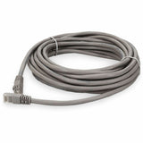 AddOn 20ft RJ-45 (Male) to RJ-45 (Male) Gray Cat6 Straight UTP PVC Copper Patch Cable