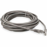 AddOn 20ft RJ-45 (Male) to RJ-45 (Male) Gray Cat6 Straight UTP PVC Copper Patch Cable