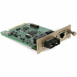 AddOn 10/100Base-TX(RJ-45) to 100Base-FX(SC) MMF 1310nm 2km Media Converter Card for our rack or Standalone Systems