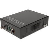 AddOn 10/100Base-TX(RJ-45) to 100Base-BXD(ST) BiDi SMF 1550nm/1310nm 20km POE Media Converter