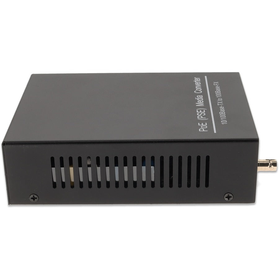 AddOn 10/100Base-TX(RJ-45) to 100Base-BXD(ST) BiDi SMF 1550nm/1310nm 20km POE Media Converter