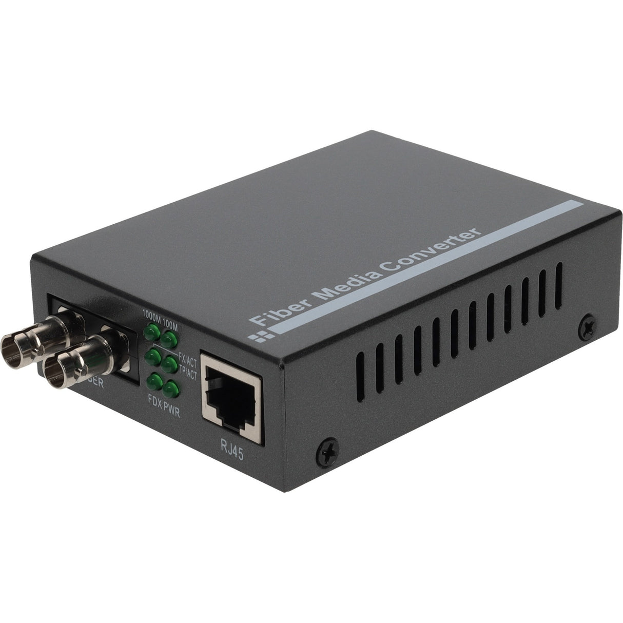 AddOn 10/100Base-TX(RJ-45) to 100Base-LX(ST) SMF 1310nm 20km Media Converter