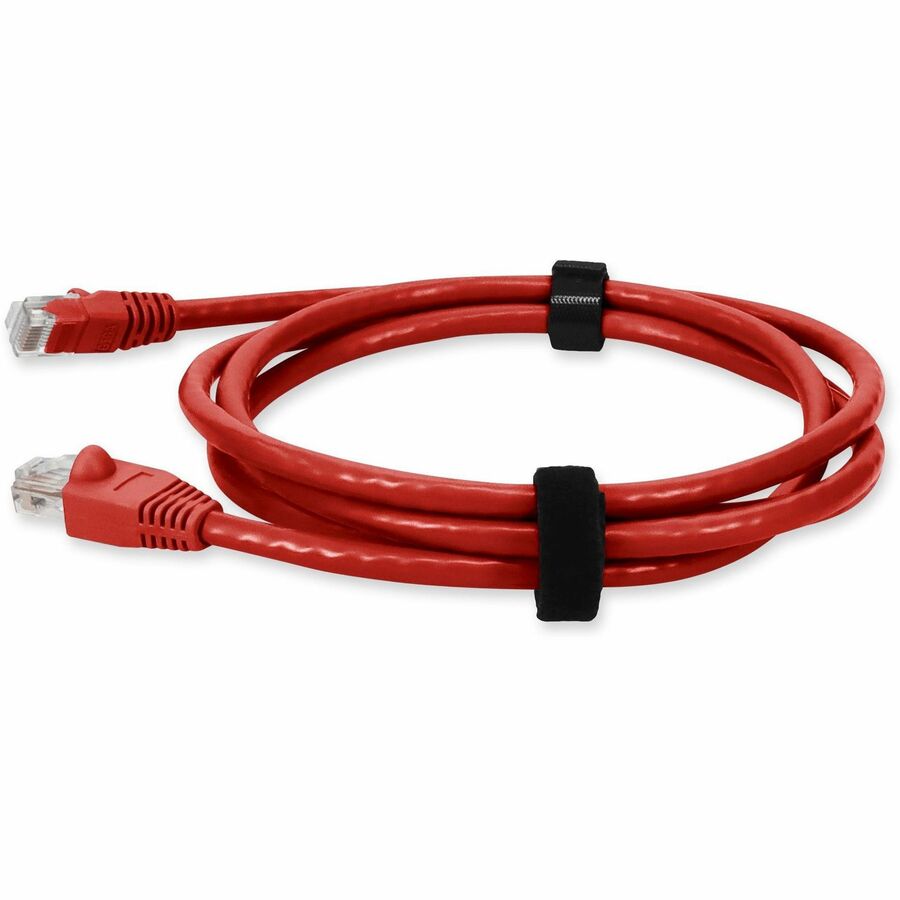 AddOn 1ft RJ-45 (Male) to RJ-45 (Male) Red Cat6 Crossover UTP PVC Copper Patch Cable