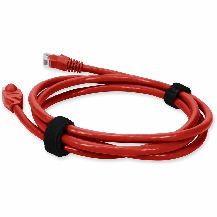 AddOn 1ft RJ-45 (Male) to RJ-45 (Male) Red Cat6 Crossover UTP PVC Copper Patch Cable