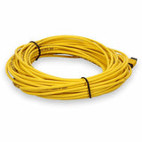 AddOn 15m MPO (Male) to MPO (Male) 12-Strand Yellow OS2 Straight Fiber OFNR (Riser-Rated) Patch Cable