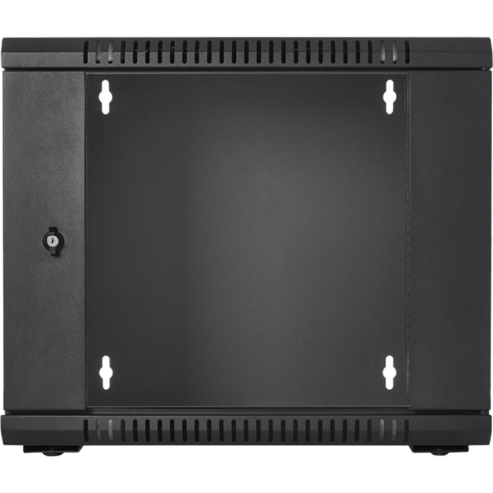 V7 9U Rack Wall Mount Glass Door Enclosure