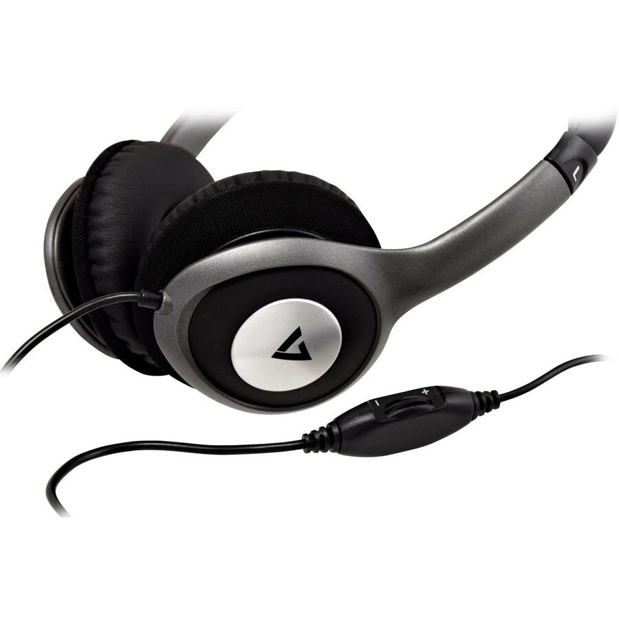 V7 Deluxe Stereo Headphones with Volume Control