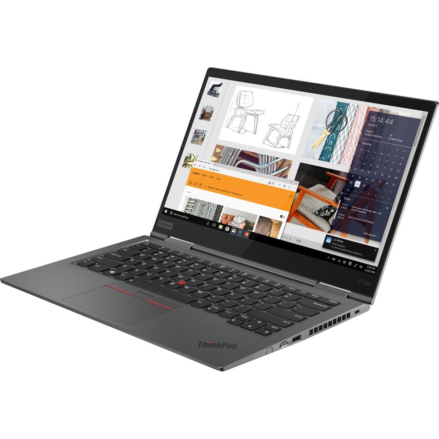 Lenovo ThinkPad X1 Yoga 4th Gen 20SA0019US 14" Touchscreen Convertible 2 in 1 Ultrabook - Full HD - 1920 x 1080 - Intel Core i5 10th Gen i5-10210U Quad-core (4 Core) 1.60 GHz - 16 GB Total RAM - 256 GB SSD - Iron Gray