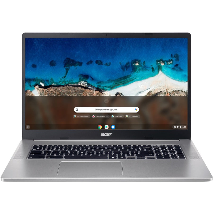 Acer CB317-1H CB317-1H-C994 17.3" Chromebook - Full HD - 1920 x 1080 - Intel Celeron N4500 Dual-core (2 Core) 1.10 GHz - 4 GB Total RAM - 64 GB Flash Memory - Sparkly Silver