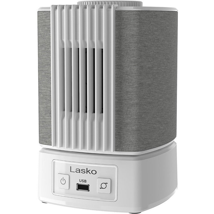 Lasko SlumberBreeze 2-in-1 Personal Fan With White Noise, White