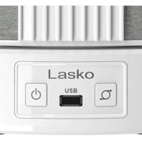 Lasko SlumberBreeze 2-in-1 Personal Fan With White Noise, White