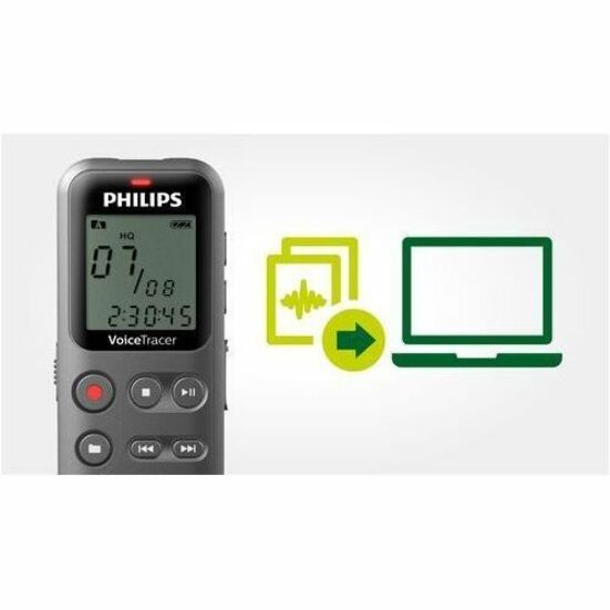 Philips VoiceTracer DVT1120 8GB Digital Voice Recorder